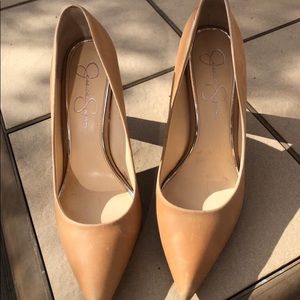 Jessica Simpson Distressed Leather Heels Size 11